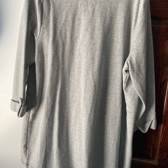 Gray mid-length cardigan - Picture 3 of 3